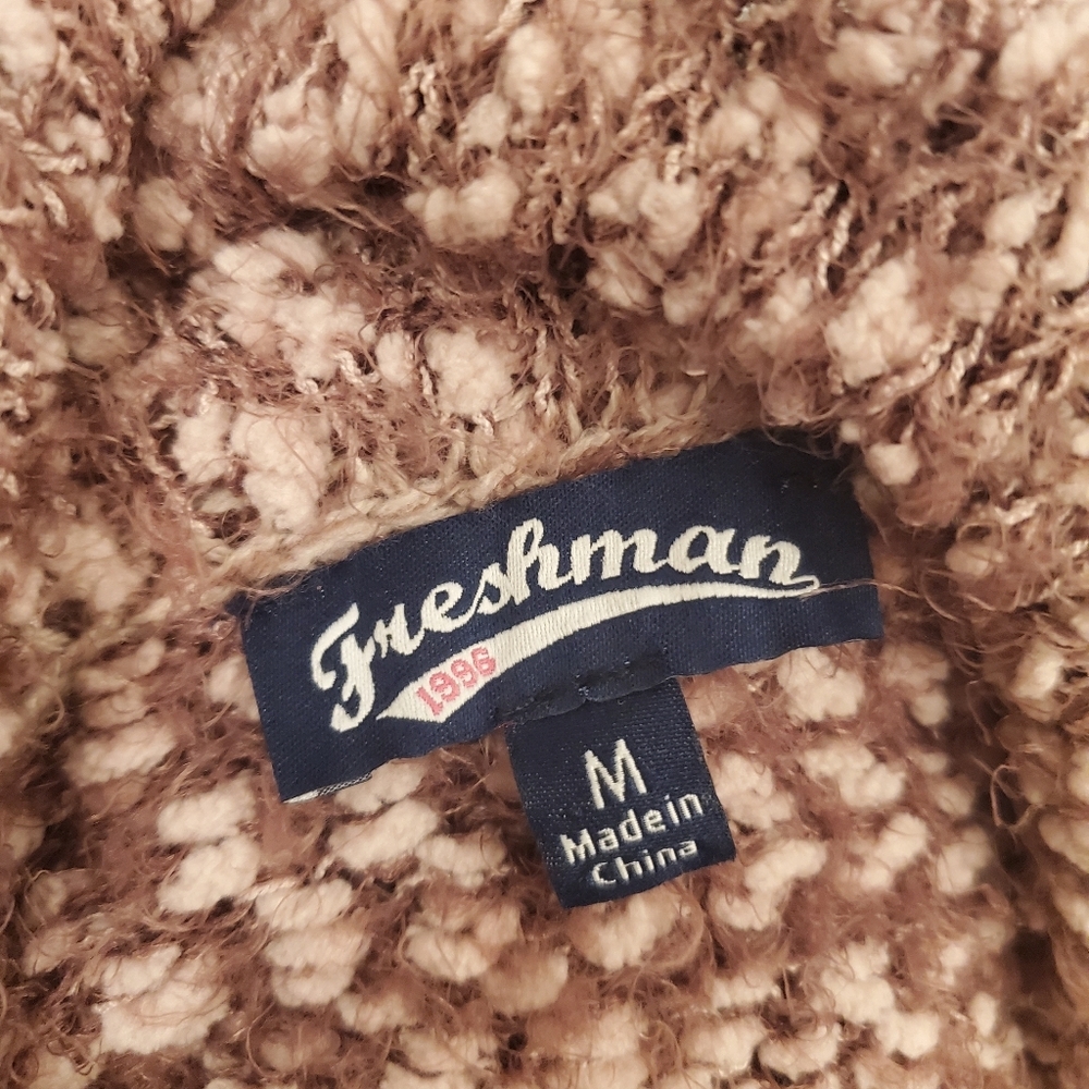 Freshman Soft Pink Knit Sweater - Picture 5 of 7